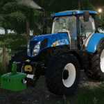 new holland t6000 high bonnet series v1.0.0.1 fs22 1