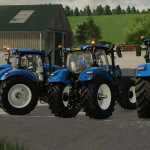 new holland t7 pack edited v1.0 fs22 1