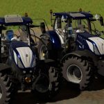 new holland t7 series pack beta fs22 2