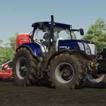 new holland t7 tier 4a v1.0 fs22 2