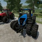 new holland t8 2C t9 and magnum afs tractors v1.0 fs22 2