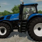 new holland t8 with north american wheels v1.0.0.1 fs22 6