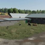 old brick cow barn v1.0.0.1 fs22 3