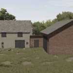 old building with a chicken coop v1.0 fs22 1