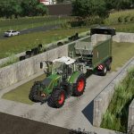 old bunkersilo u type v1.0 fs22 1