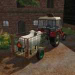 old cattle trailer v1.0 fs22 1