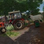 old cattle trailer v1.0 fs22 3