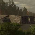 old cowshed ruine v1.0 fs22 1