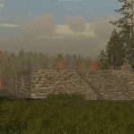 old cowshed ruine v1.0 fs22 2