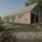 old cowshed with garage v1.0 fs22 2