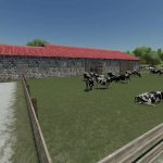 old cowshed with garage v1.0 fs22 5