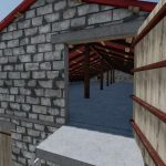 old cowshed with garage v1.0 fs22 6