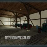 old half timbered garage v1.0 fs22 3