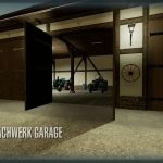 old half timbered garage v1.0 fs22 4