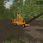 old logging crane fs22 2