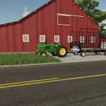 old school freestall v1.0 fs22 1