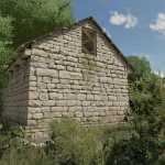 old stone cowshed v1.0 fs22 1