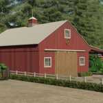 old wooden barn v1.0 fs22 1