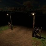 old wooden farm entrance v1.0 fs22 2