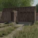 old wooden garage v1.0 fs22 1