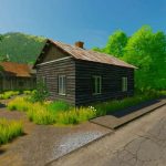 old wooden house prefab v1.0 fs22 3