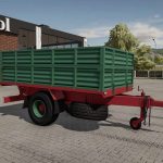 one axle trailer v1.0 fs22 3