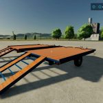 open deck sled trailer chs v1.0 fs22 2