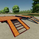 open deck sled trailer chs v1.0 fs22 6