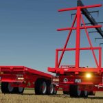 orenge bale trailer pack v1.0 fs22 2