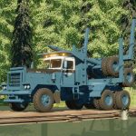 pacific p16 logging truck v1.1 fs22 3