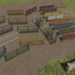 pack of fences v1.0 fs22 1