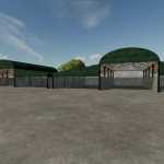 pack of irish round sheds v1.1 fs22 1