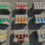 package of premium pallets and bags v1.0 fs22 1