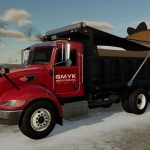 peterbilt 340 meyer tailgate salter v2.0 fs22 3