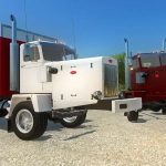 peterbilt 346 flatbed ar truck v1.0 fs22 2