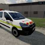 peugeot partner croix rouge v1.0 fs22 1