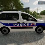 peugeot partner crs police v1.0 fs22 2