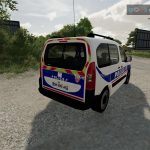 peugeot partner crs police v1.0 fs22 4