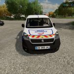 peugeot partner crs police v1.0 fs22 5