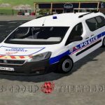 peugeot partner crs police v1.0 fs22 6