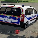 peugeot partner crs police v1.0 fs22 7