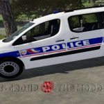 peugeot partner crs police v1.0 fs22 8