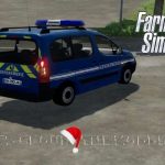 peugeot partner ii gendarmerie v1.0 fs22 2