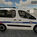 peugeot partner police municipale v1.0 fs22 3