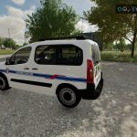 peugeot partner police municipale v1.0 fs22 6