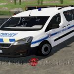 peugeot partner police municipale v1.0 fs22 7