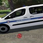 peugeot partner police municipale v1.0 fs22 8