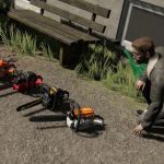 placeable decoration chainsaws v1.0 fs22 2