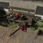 placeable decoration chainsaws v1.0 fs22 3