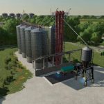 placeable ks67 grain silo v1.0 fs22 3